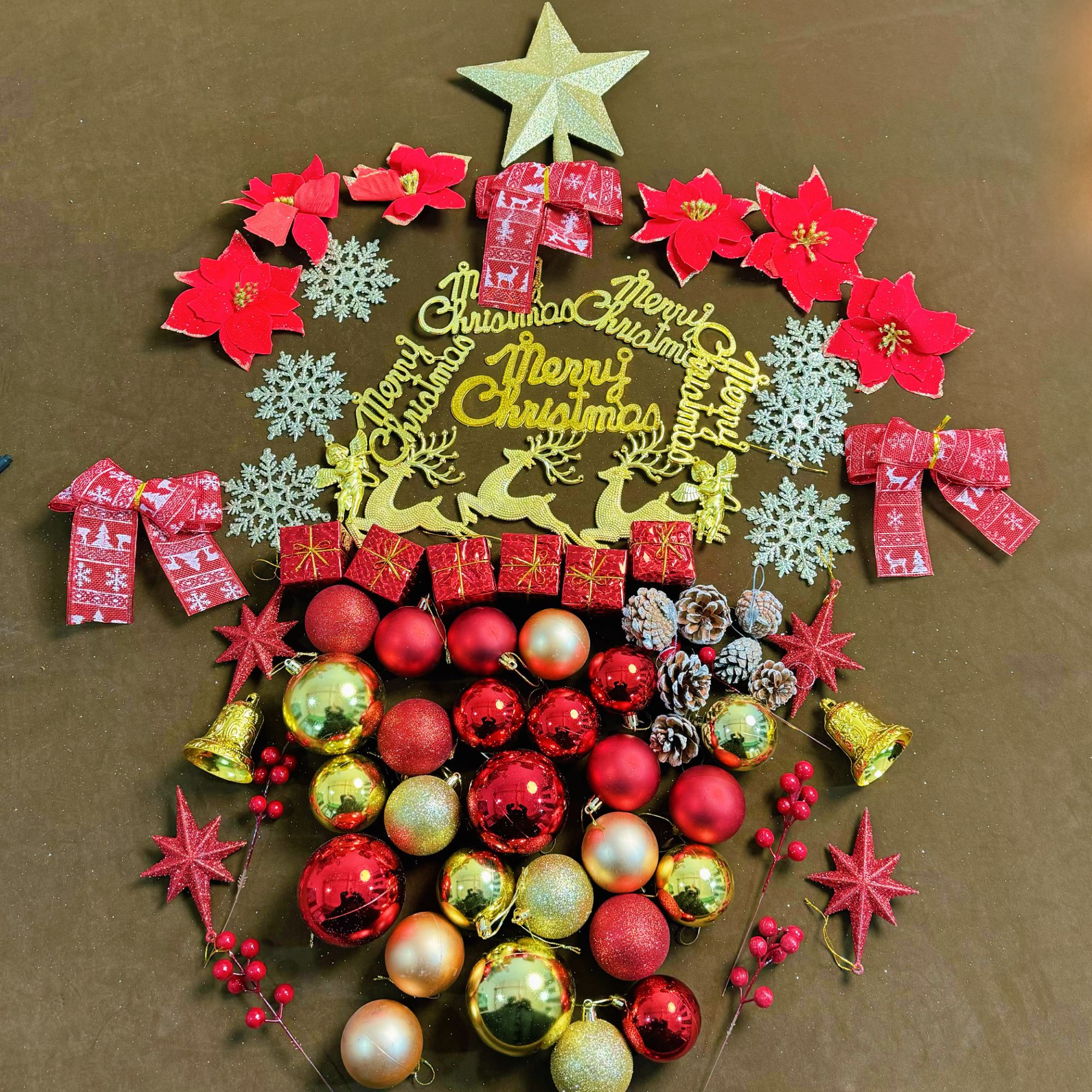 圣诞树挂件小饰品diy配件包圣诞多多包套餐小礼包圣诞节装饰品