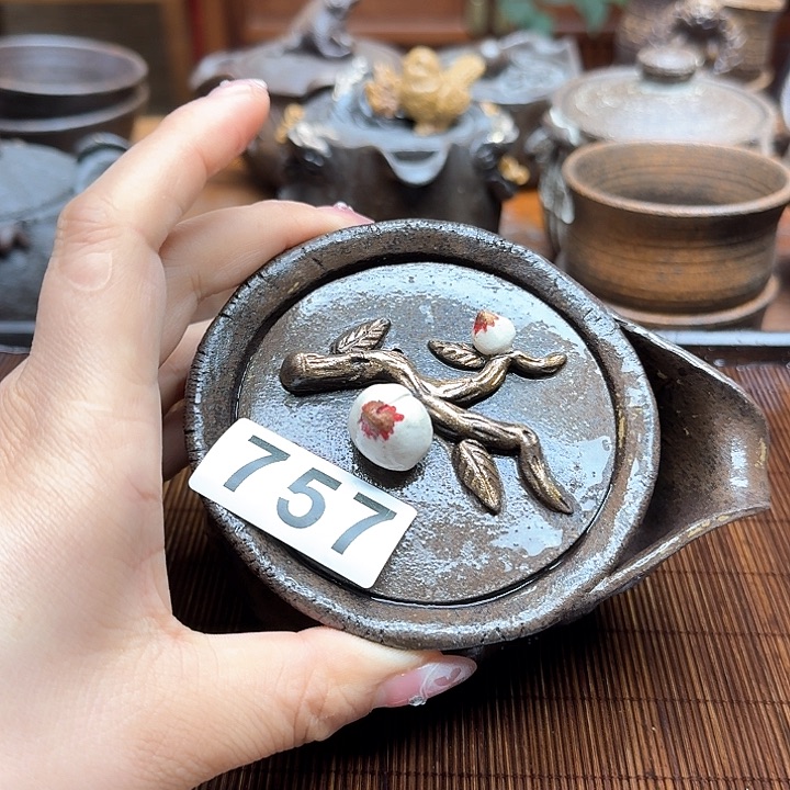 纯手工制作粗陶茶具