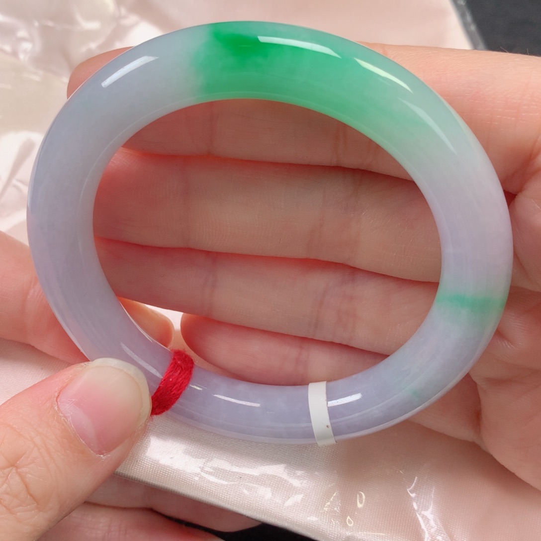 未镶嵌手镯翡翠缅甸天然翡翠手镯54