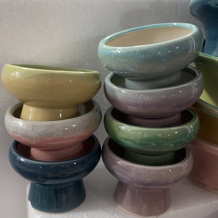 红陶发4个，非完美，介意慎拍