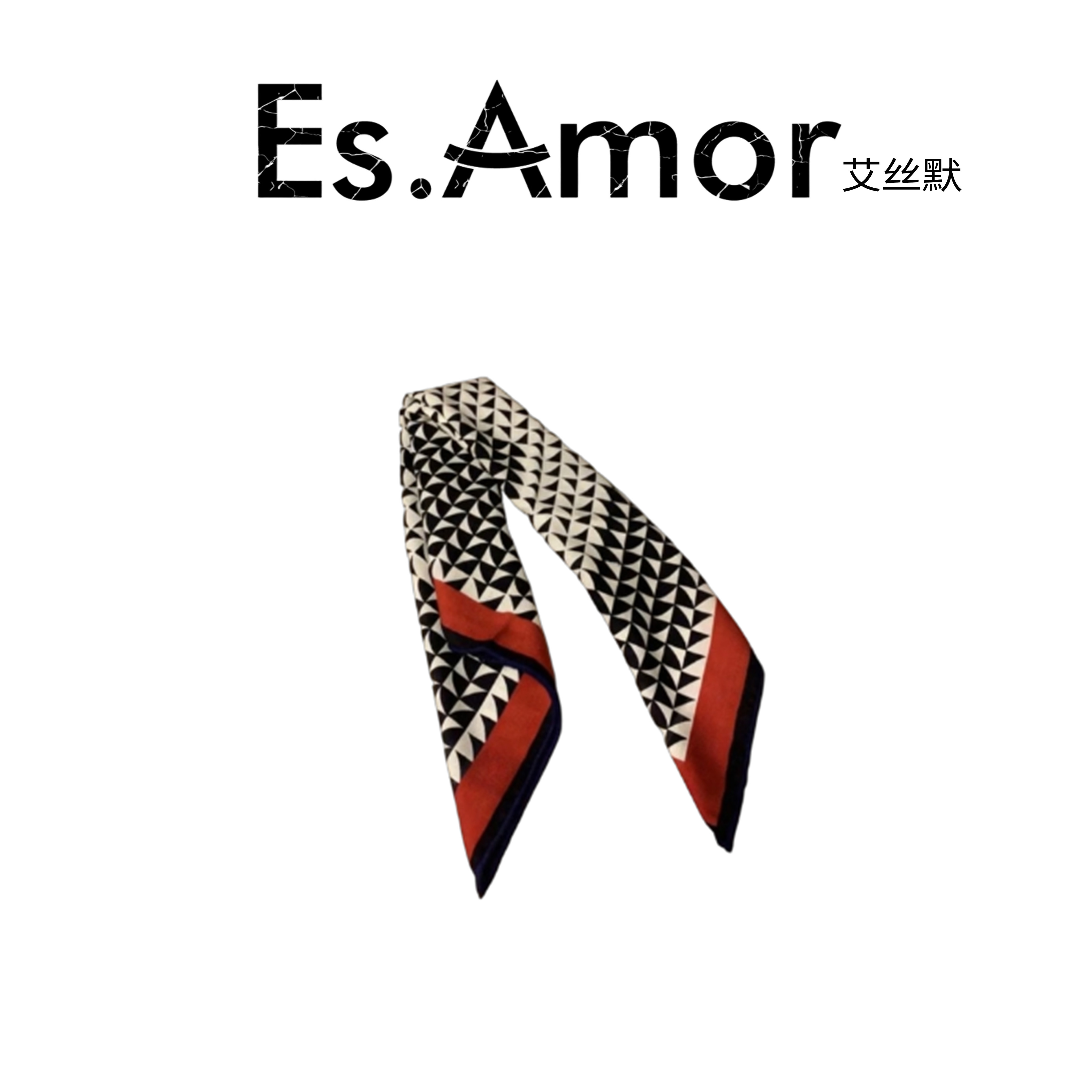 ES.周七【极简几何】女秋冬季丝毛丝巾高级感丝巾25AWB9051