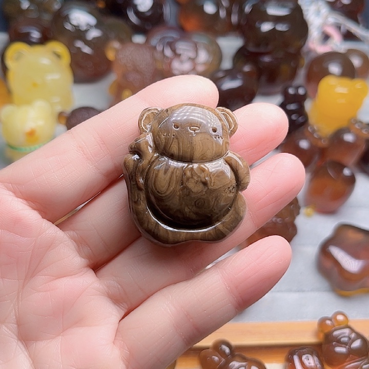 未镶嵌琥珀吊坠(不含链)