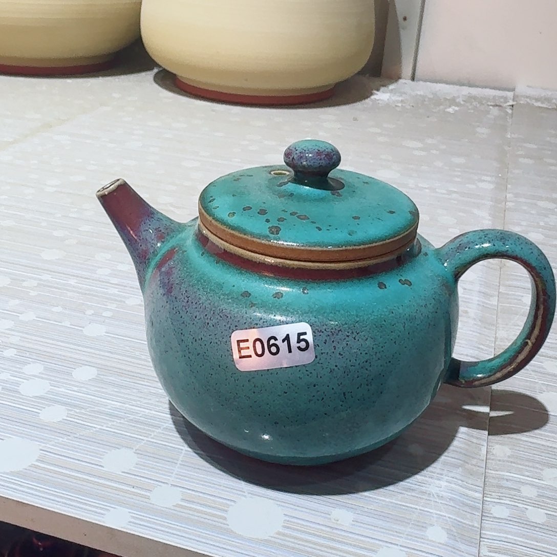 瓷片微瑕钧瓷主人杯摆件工艺品