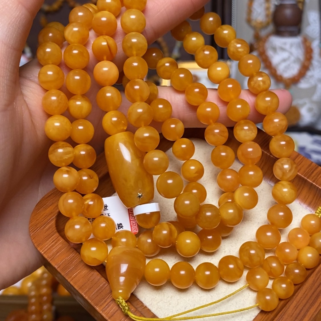 【闪购商品】手链蜜蜡未镶嵌手串