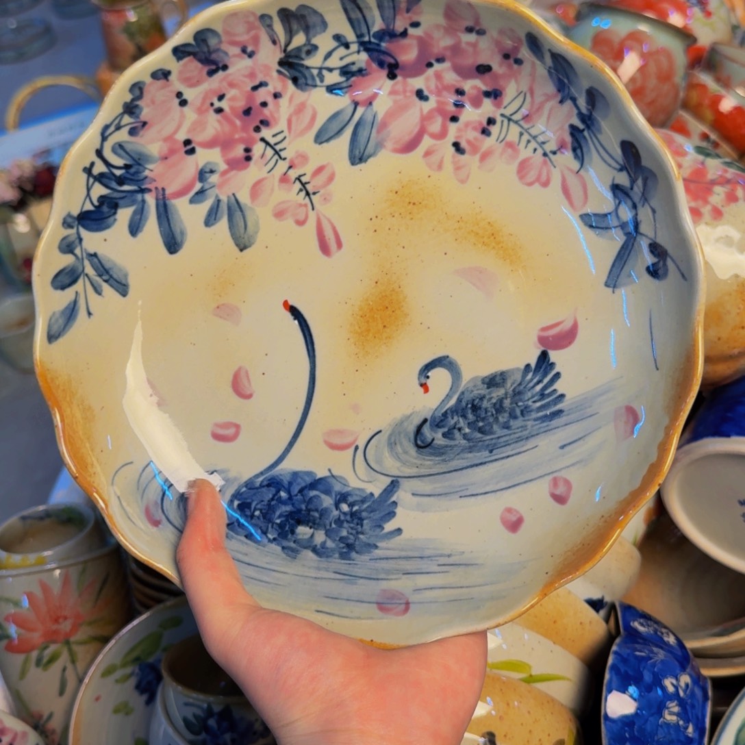 瓷片景德镇陶瓷手工手绘