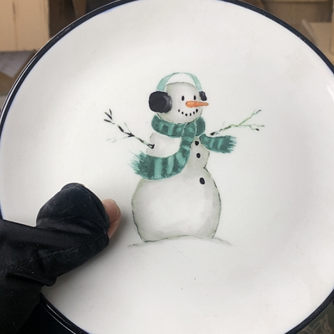 盘陶瓷制品满25拼单发货默认微瑕