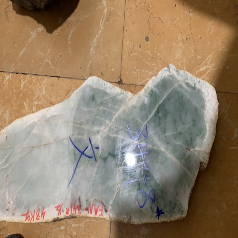 天然翡翠a货料子