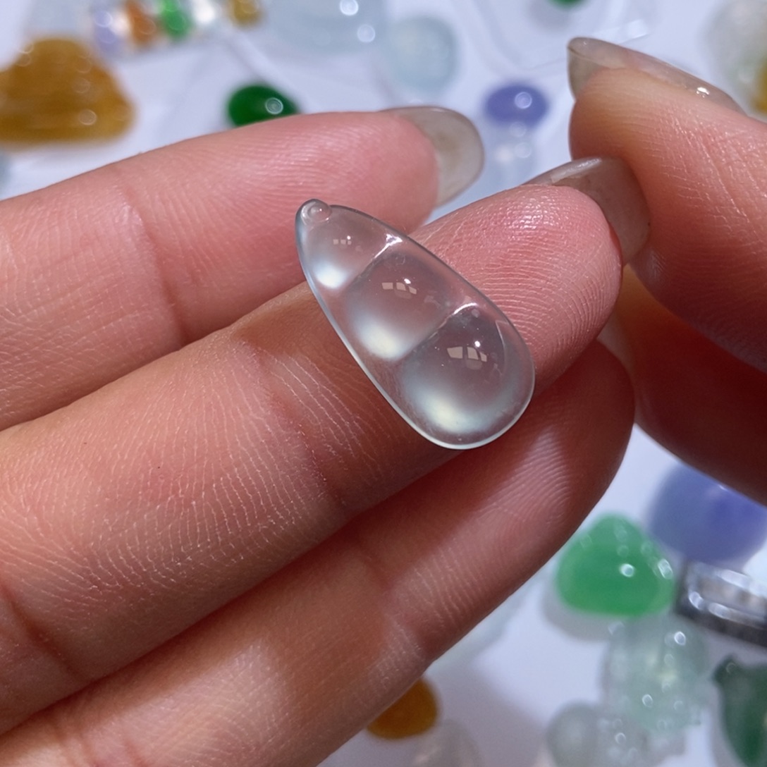 未镶嵌定制翡翠翡翠18.8/9.1/4