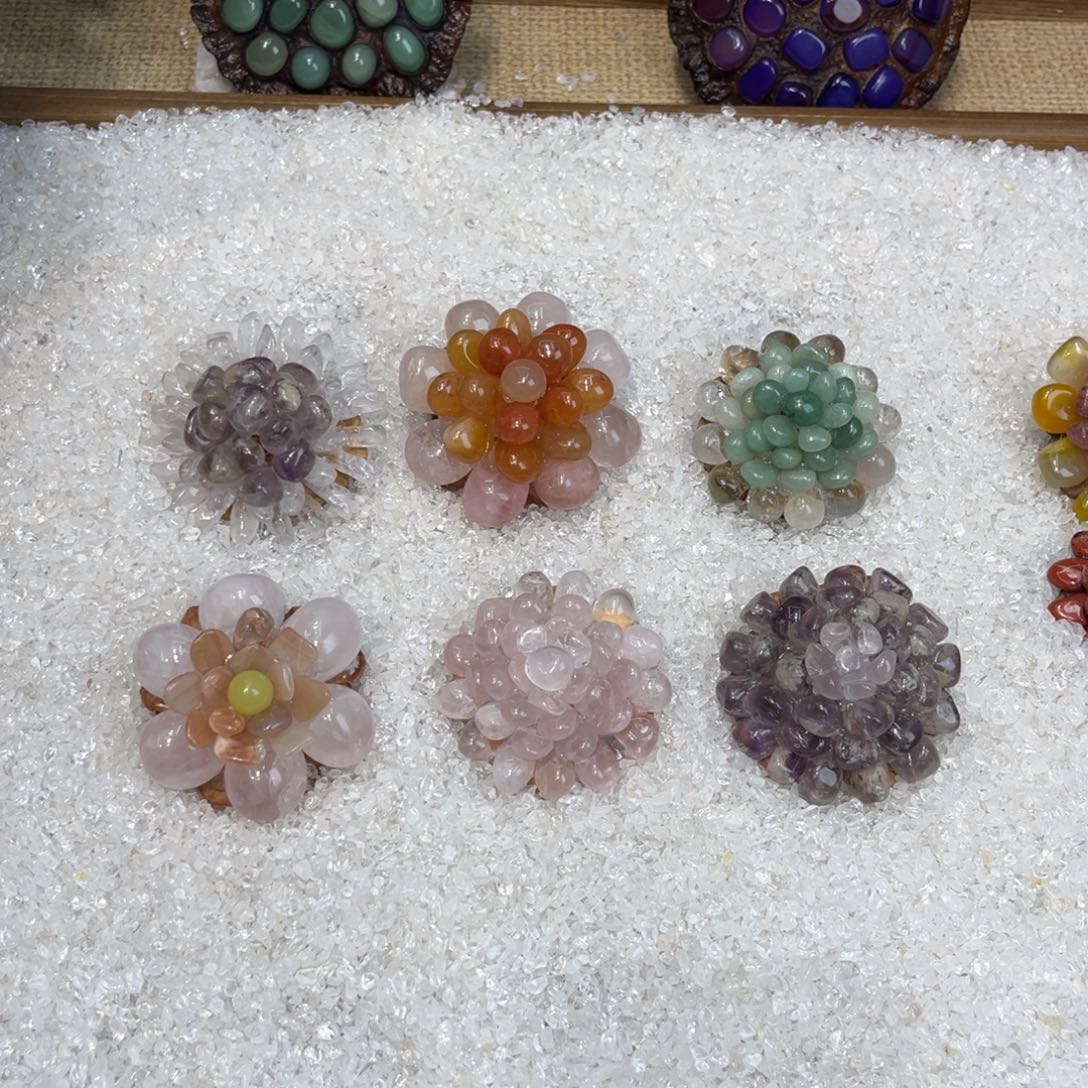 七***。松塔干花摆件永生花