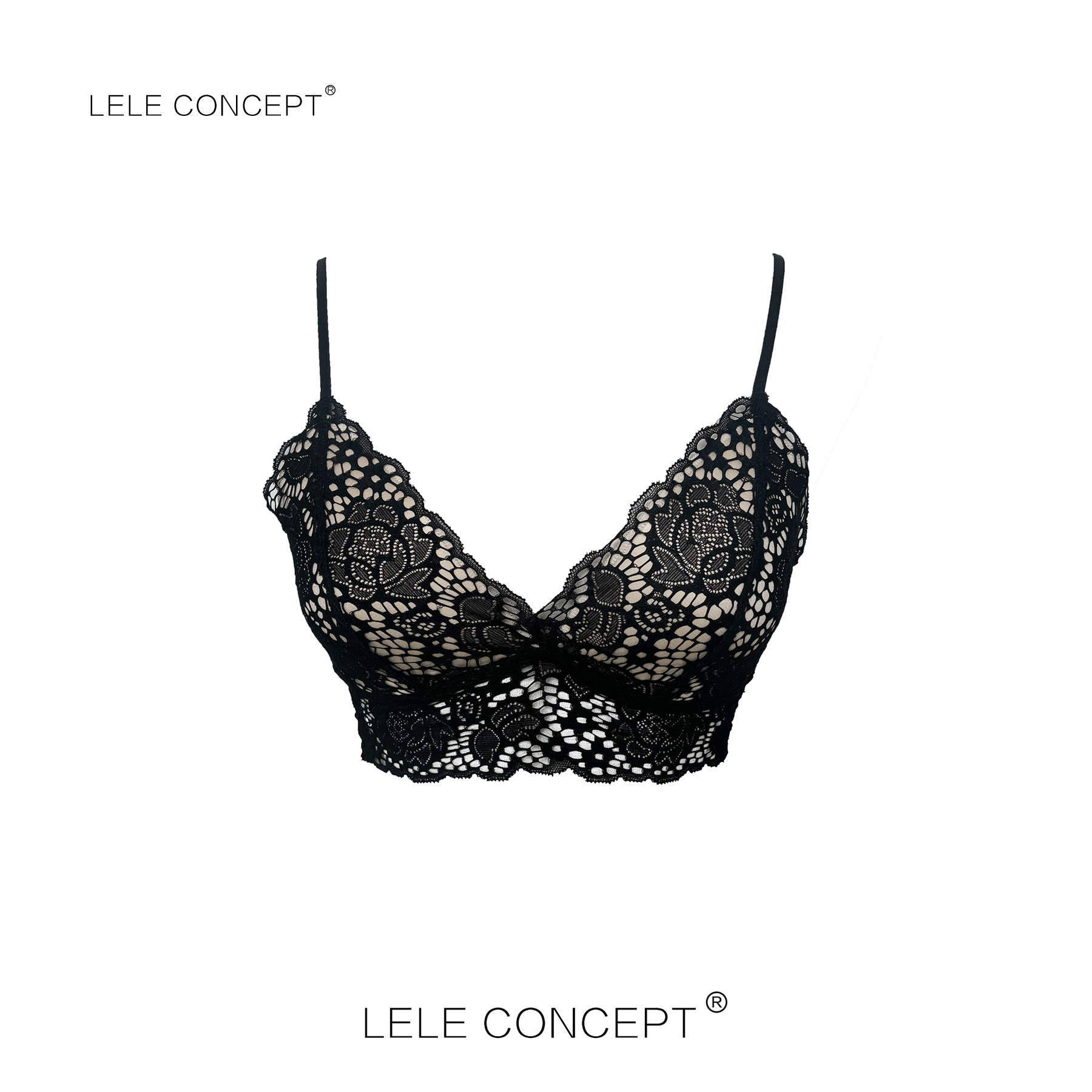 LELE CONCEPT｜【如一】时尚轻奢款蕾丝性感吊带打底BX056