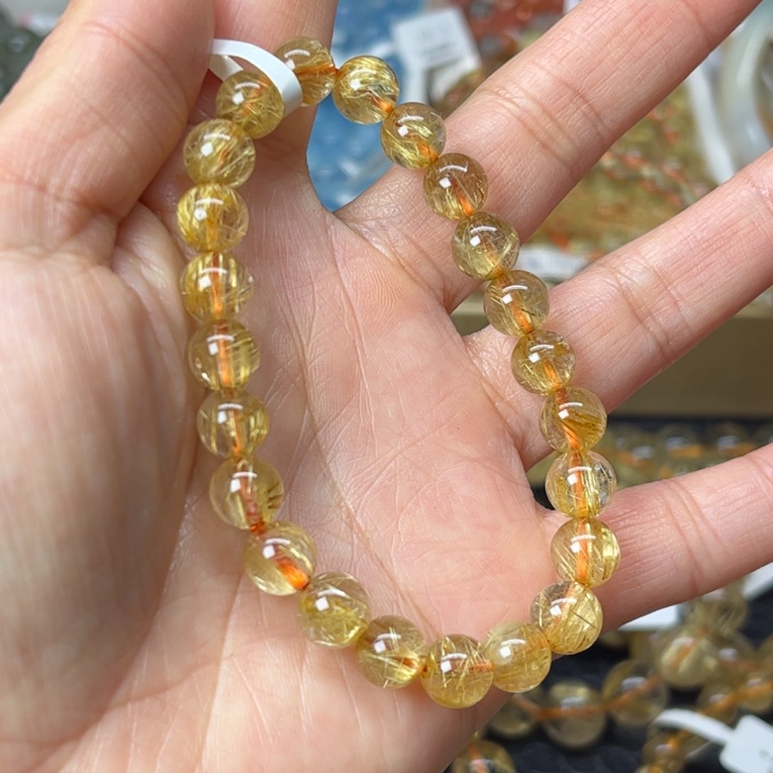 水晶手链未镶嵌萨*九天然