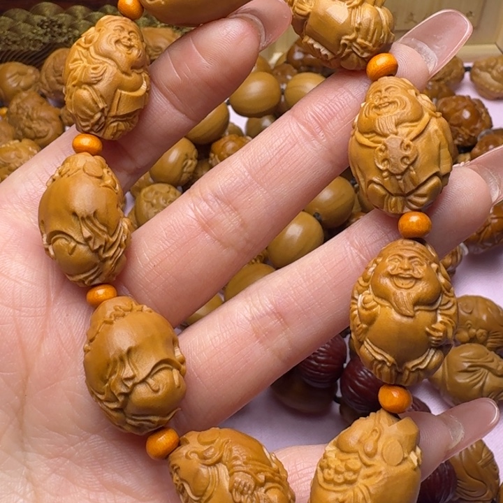 橄榄核手串/手链福利财神