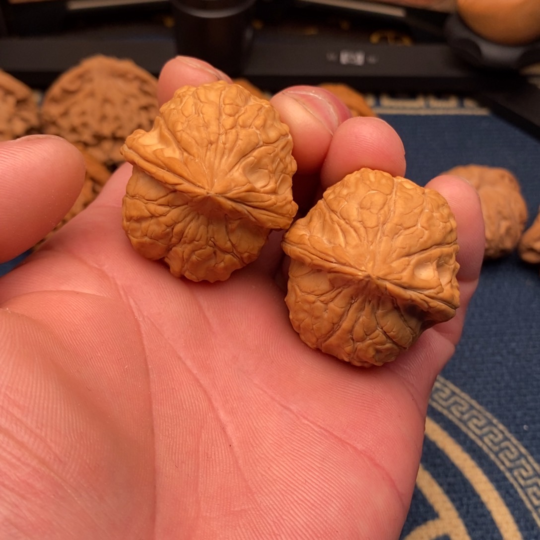 文玩核桃吊坠紫*龟甲纹36