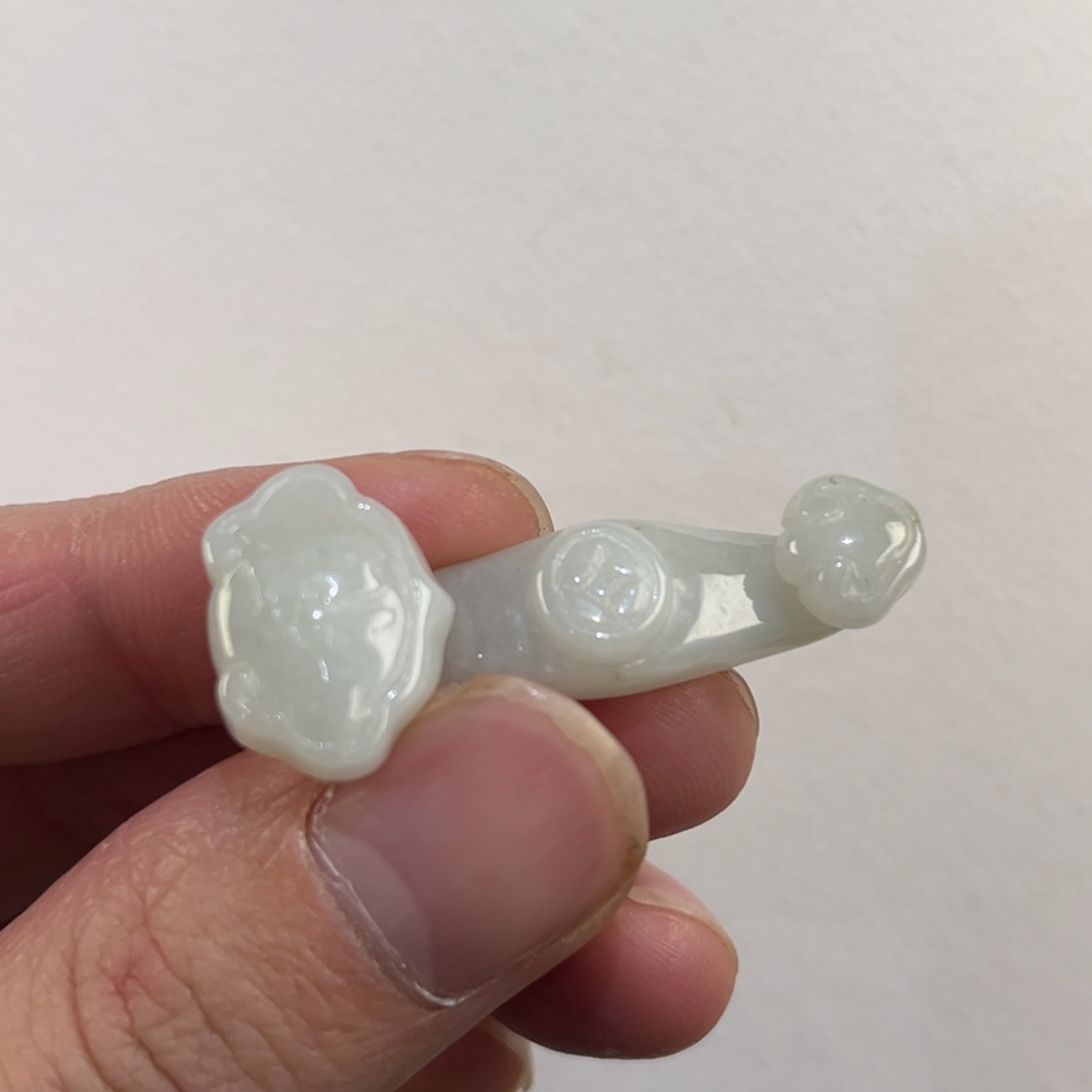 翡翠未镶嵌吊坠(赠链)代编织