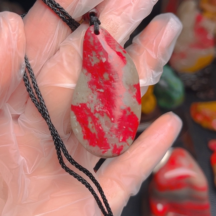 昌化石昌化鸡血石精品挂件