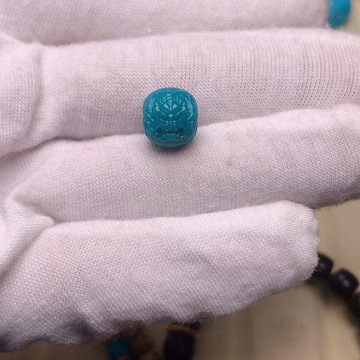 绿松石未镶嵌绿松石龙老型10