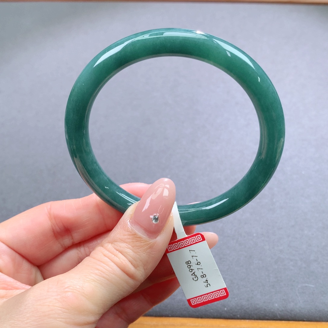 翡翠手镯未镶嵌天然翡翠手镯叮当镯