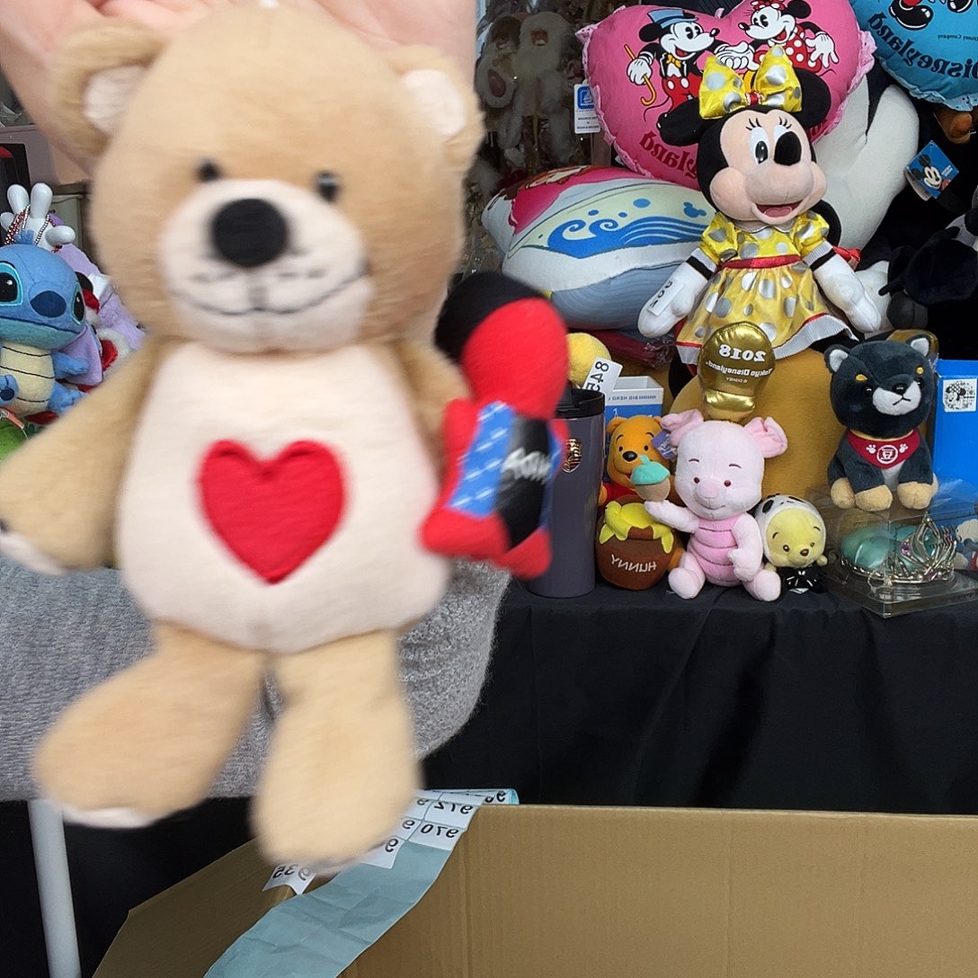 毛绒969号梨花熊挂件