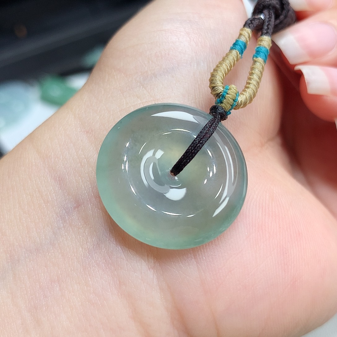 翡翠未镶嵌胸饰翡翠109，23.5/5.9