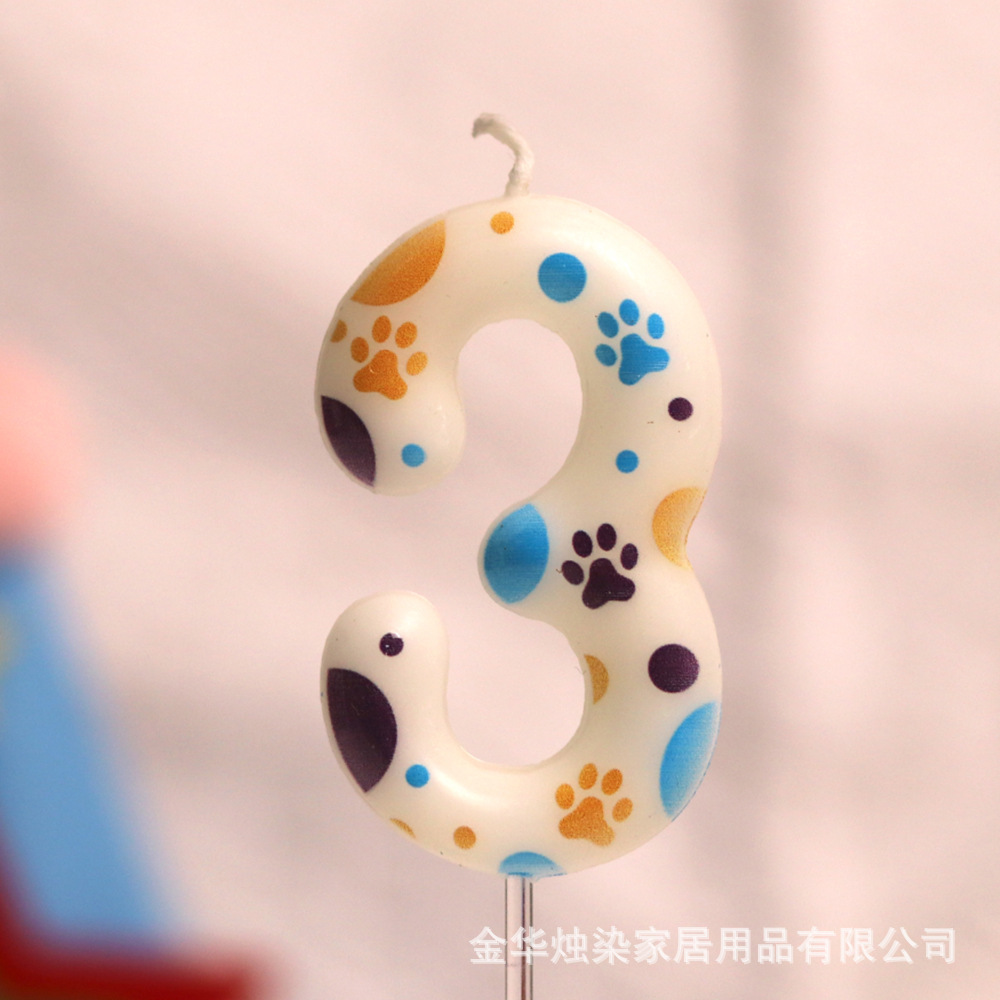 创意数字生日蛋糕蜡烛派对聚会庆祝装饰用品