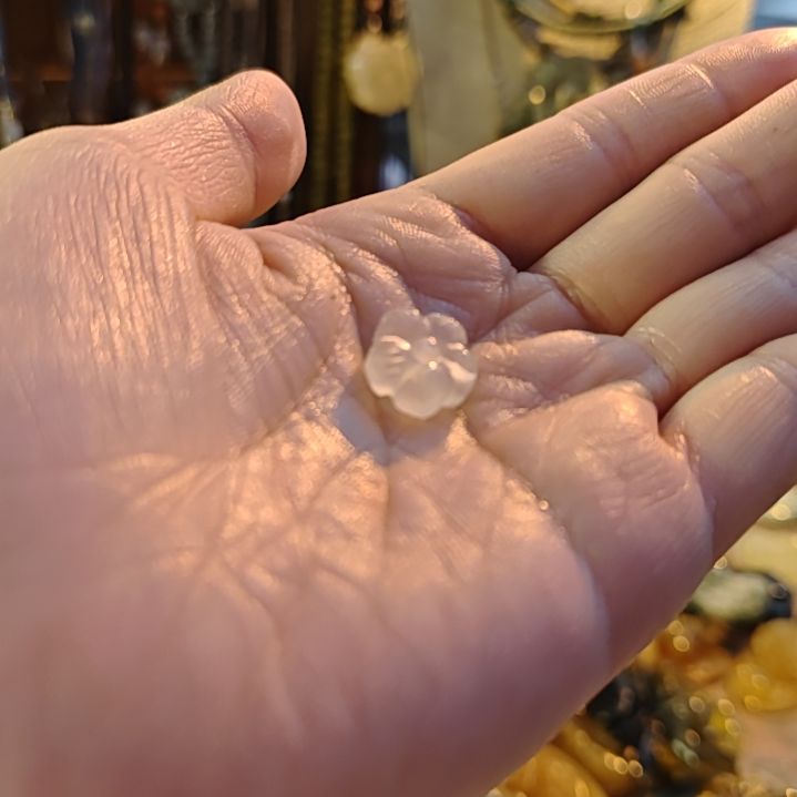 开***心蛇纹石玉合金颈饰