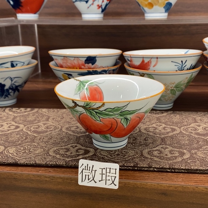 釉下老陶泥手工绘制
