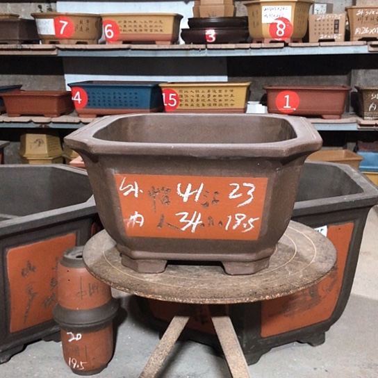 紫砂紫砂花盆包邮