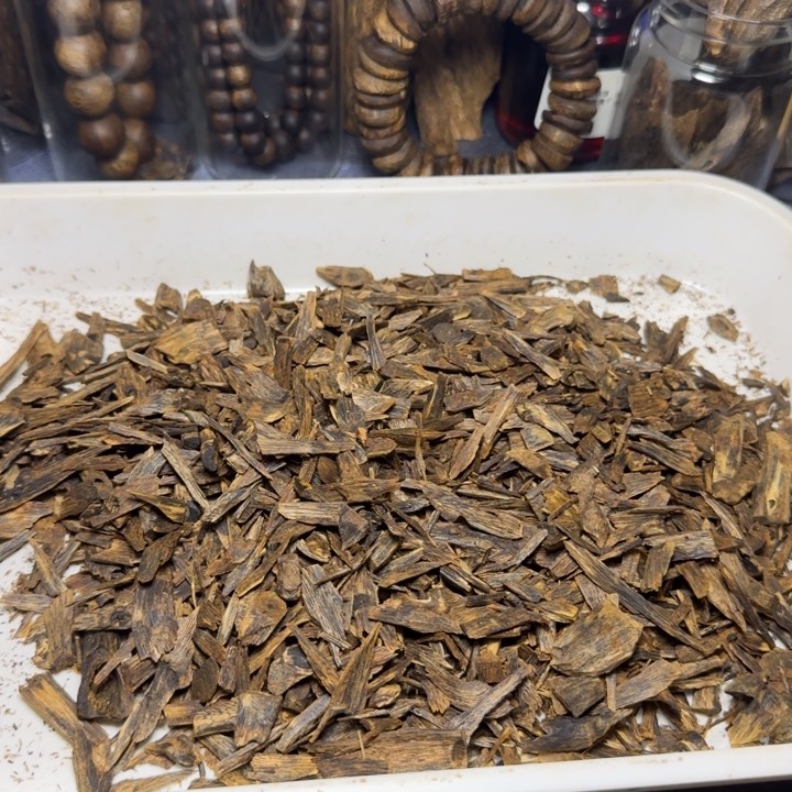 木上*海南金沙叶沉水片220克