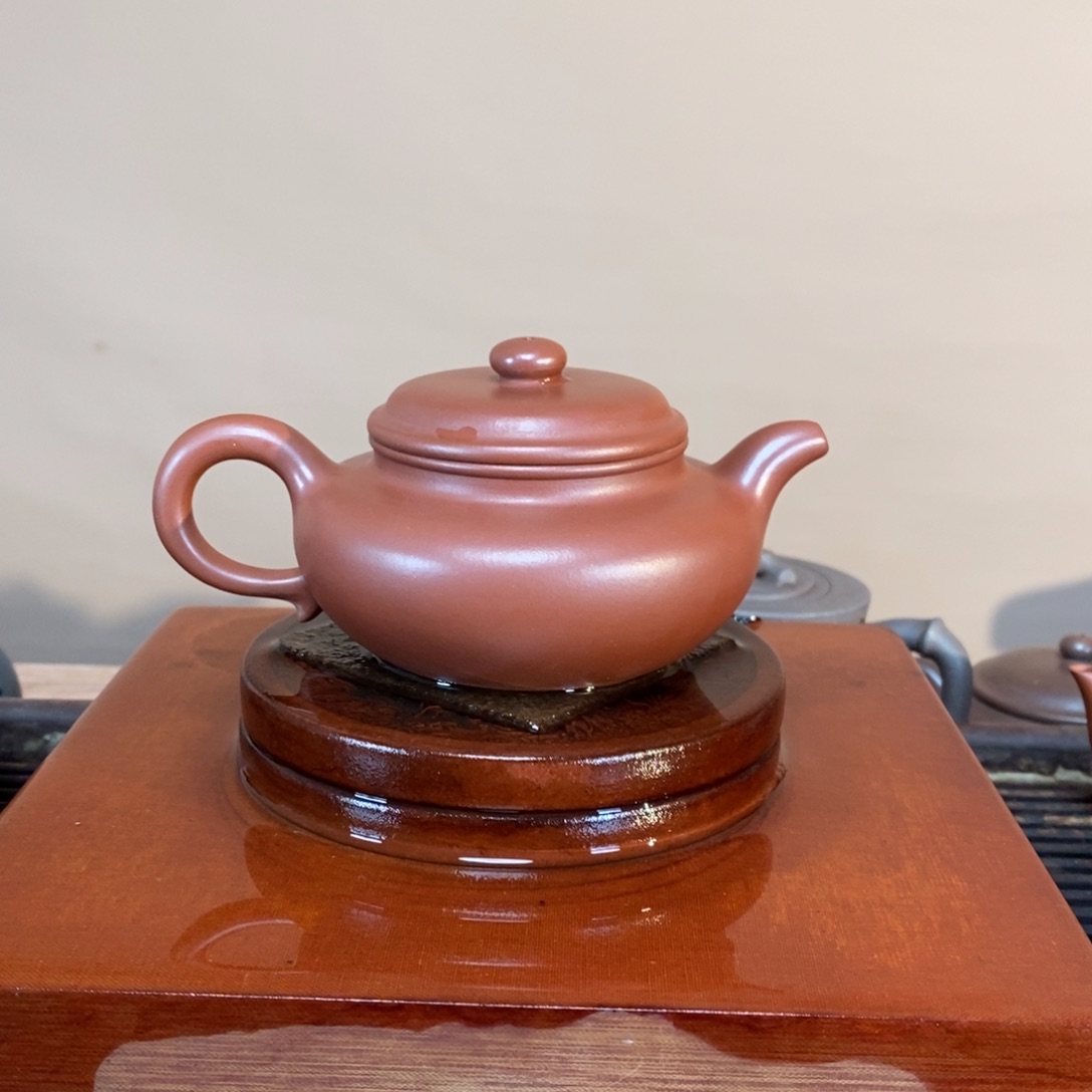 茶壶紫砂高端200cc红泥仿古