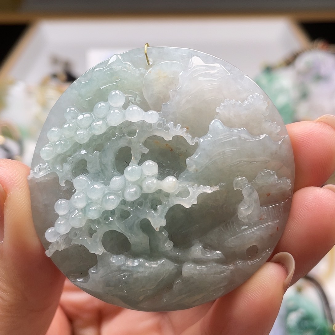 翡翠吊坠(不含链)未镶嵌