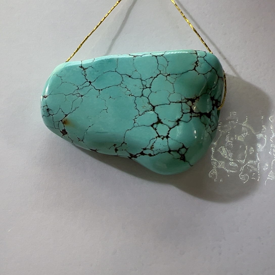 绿松石未镶嵌挂件