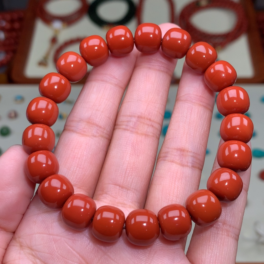 南红玛瑙颈饰未镶嵌