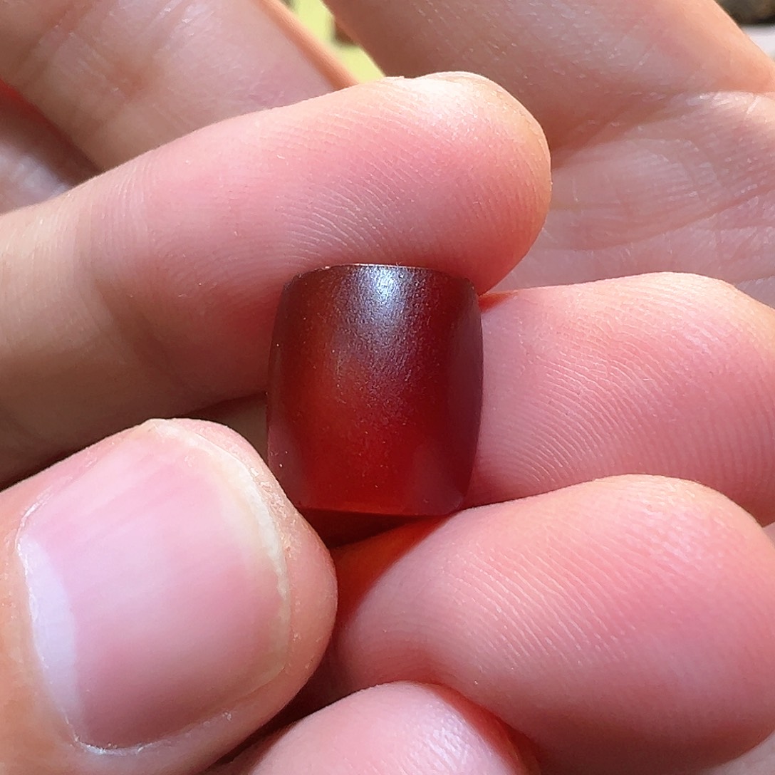 玛瑙/玉髓珠子未镶嵌鬼*