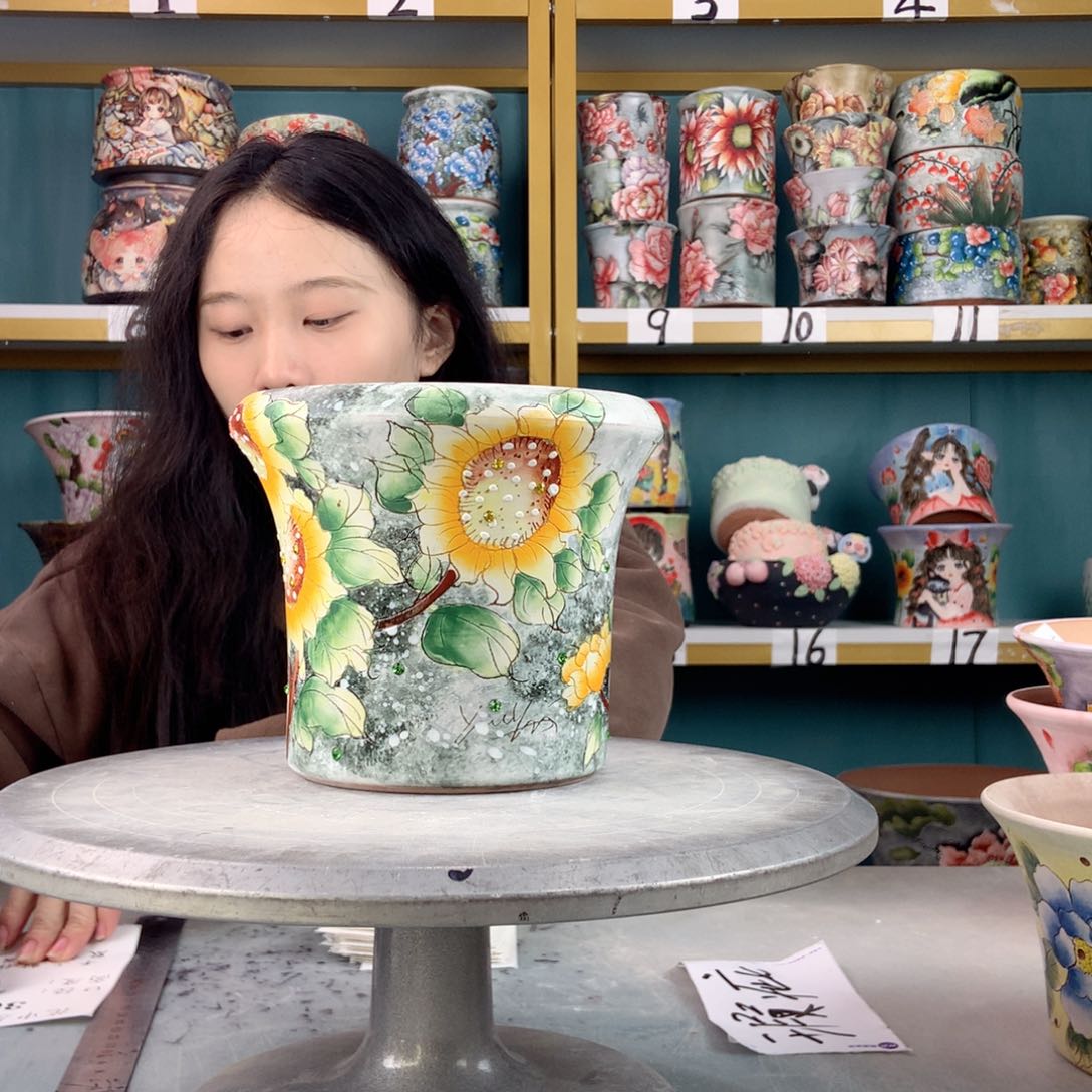 罐景德镇手工瑕疵362