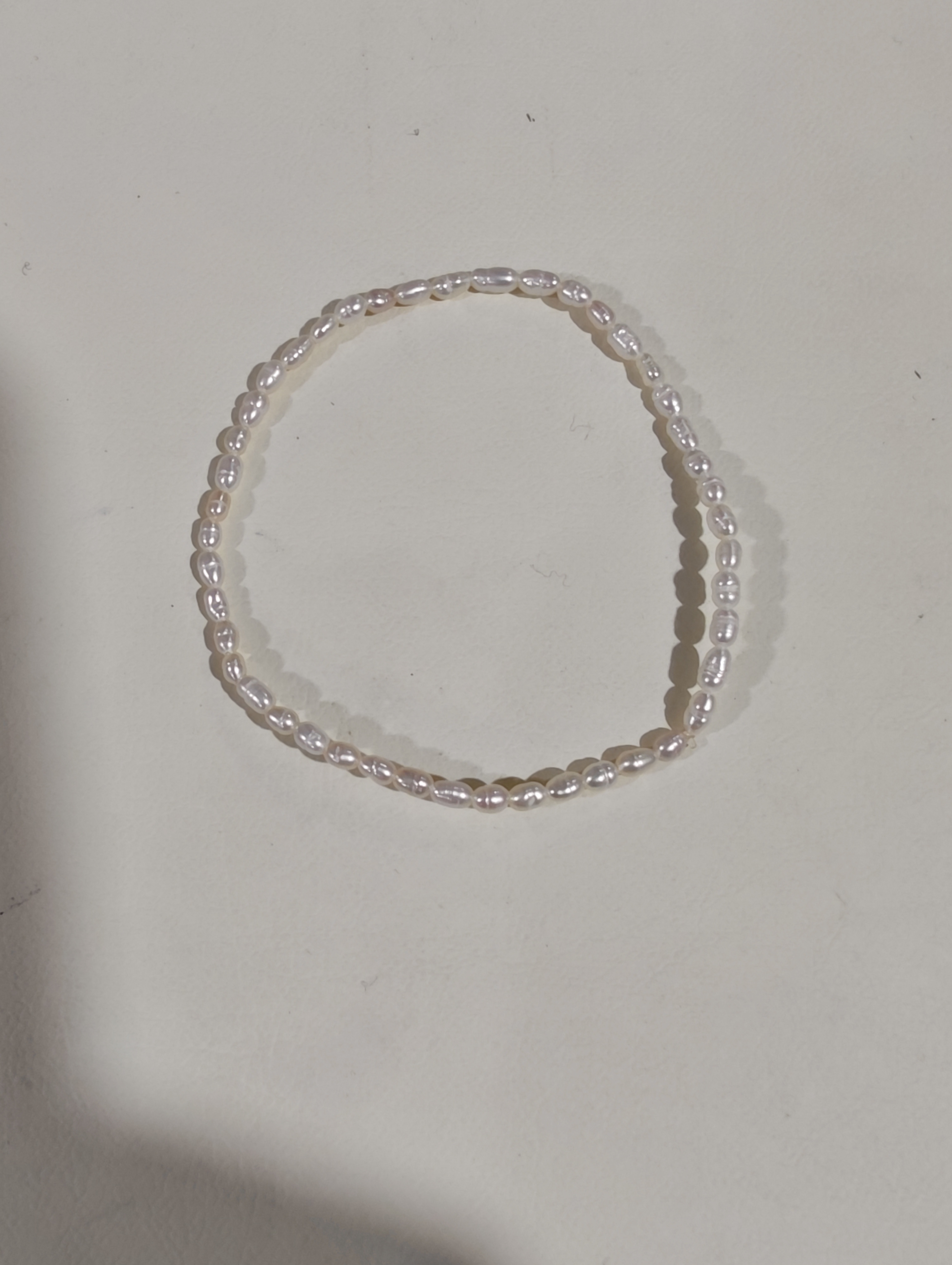 天然淡水珍珠小米珍珠弹力手链