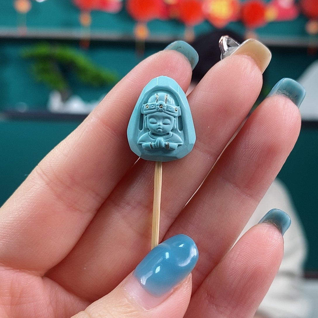 绿松石珠宝奇石未镶嵌