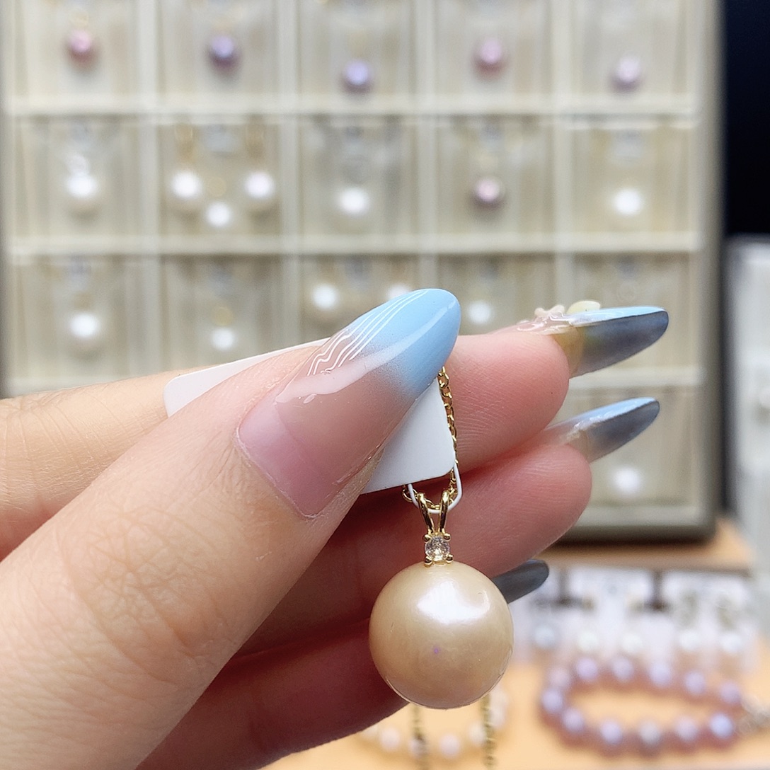 淡水珍珠合金项链