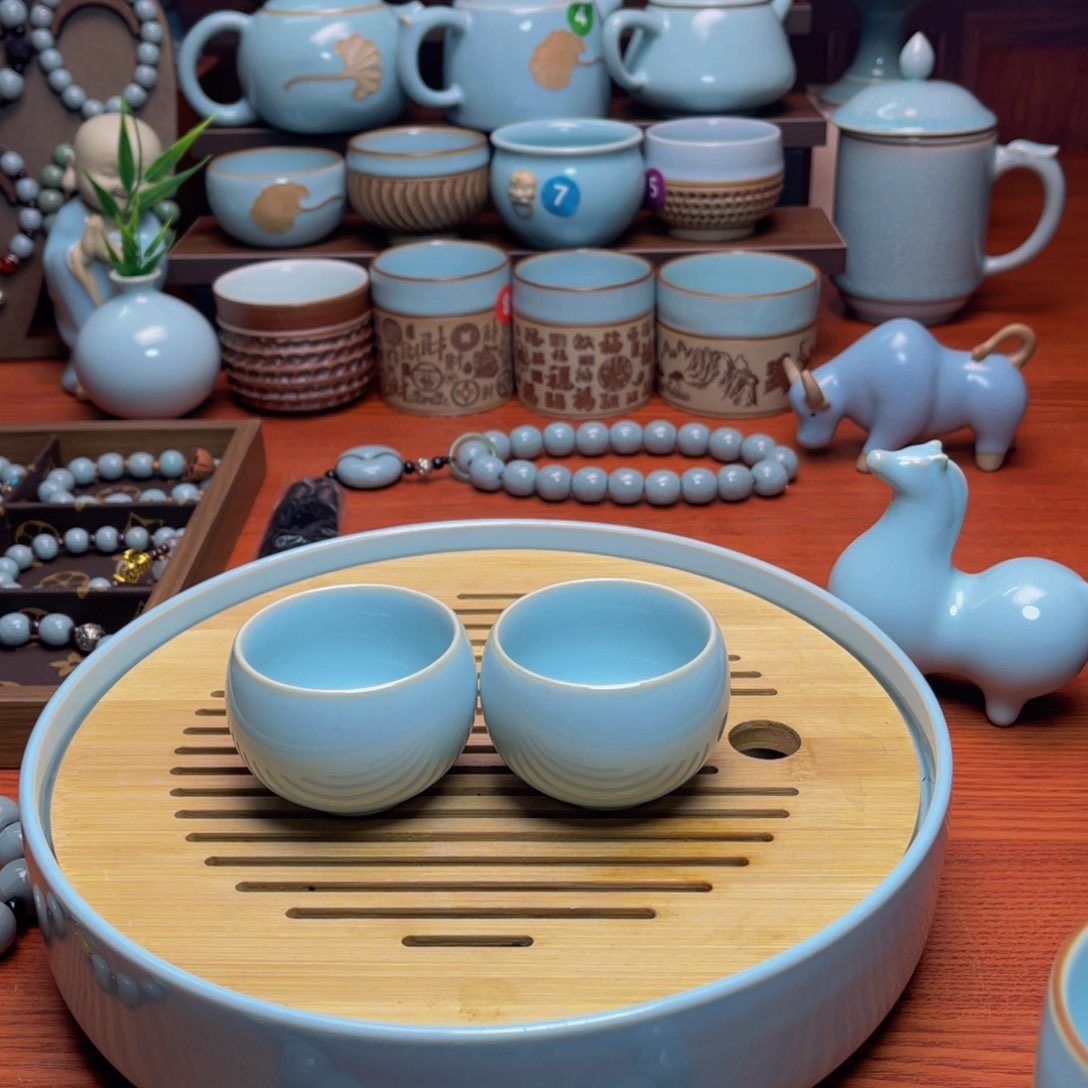【闪购商品】摆件陶河南汝州御盏窑，正品茶器，一个杯
