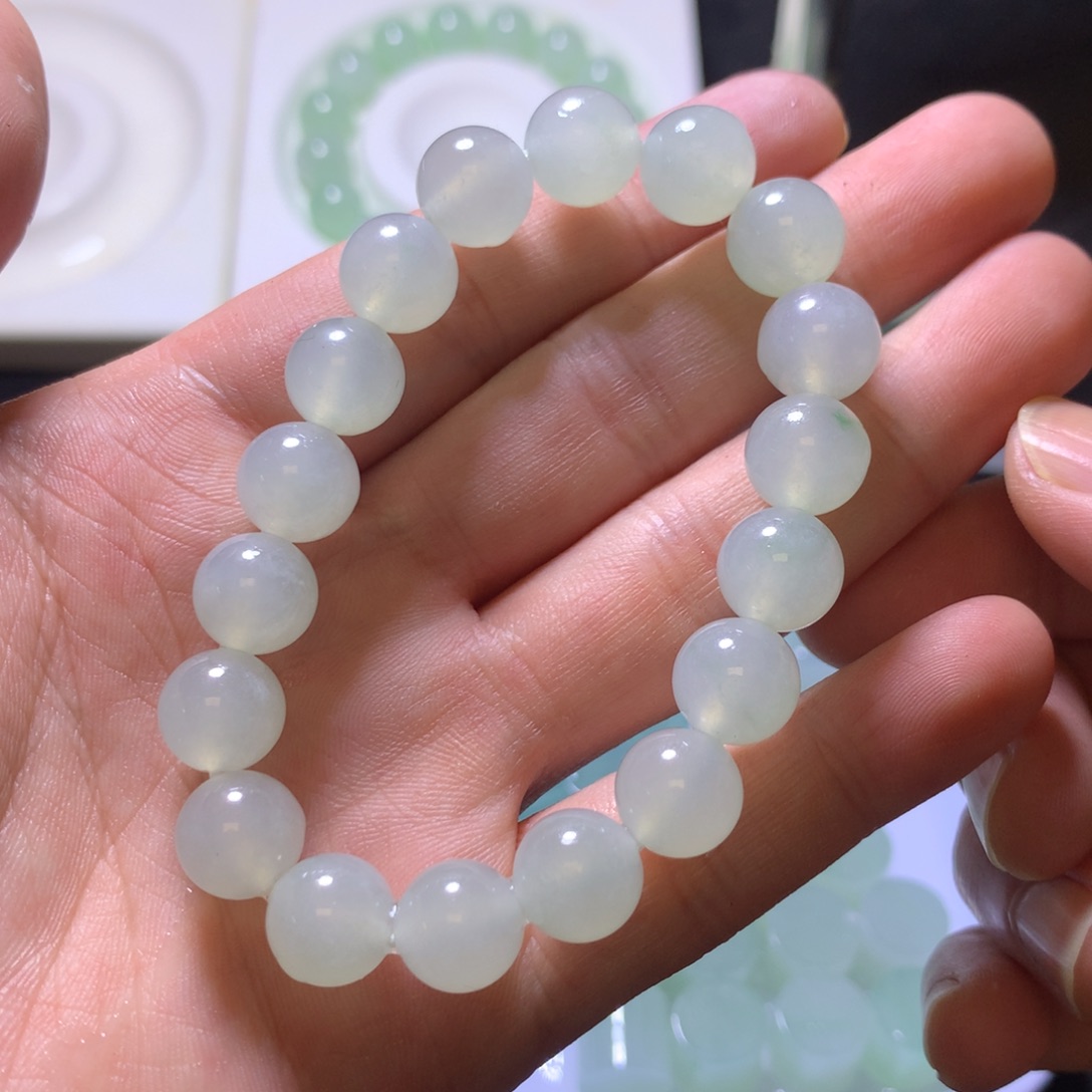 未镶嵌手链翡翠深夜大漏，卡10起冰胶感葡萄肉手串