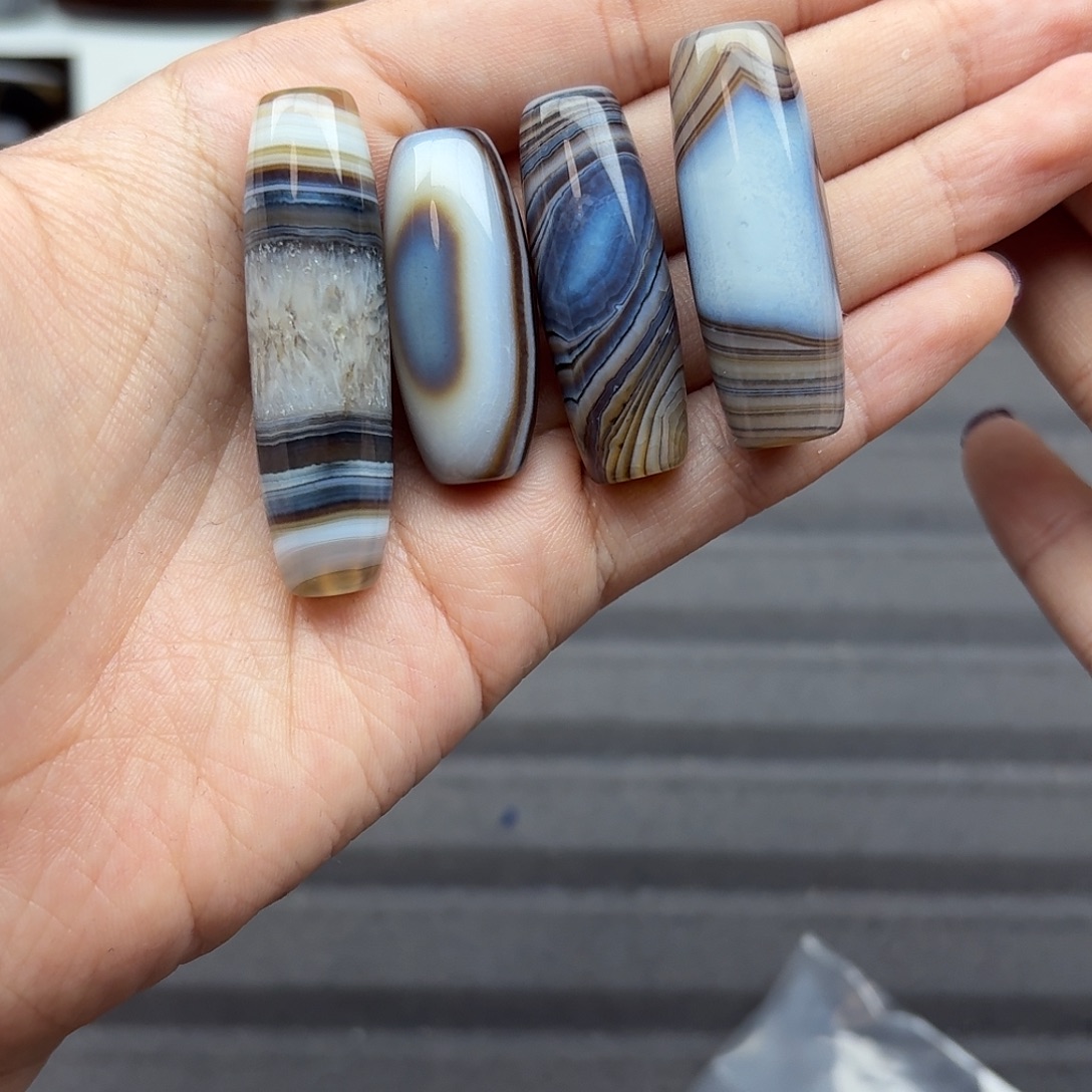 让****玛瑙/玉髓合金珠宝半成品