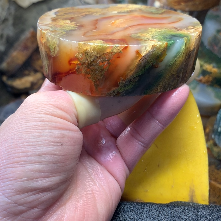 温***润定制玛瑙订制玛瑙手镯链接