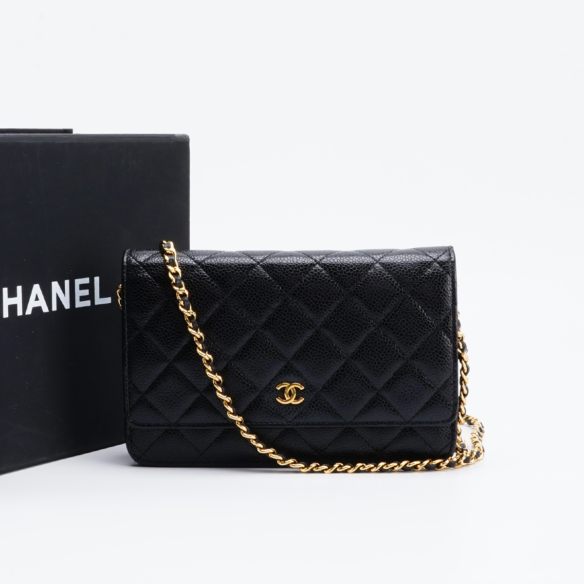 95新 Chanel/香奈儿 【总仓一口价】链条包woc荔枝纹/BG22007114