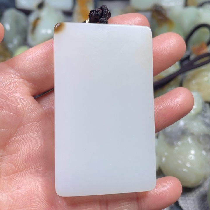 和田玉未镶嵌挂件