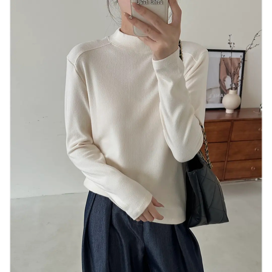 3323#欧货软糯针织打底衫