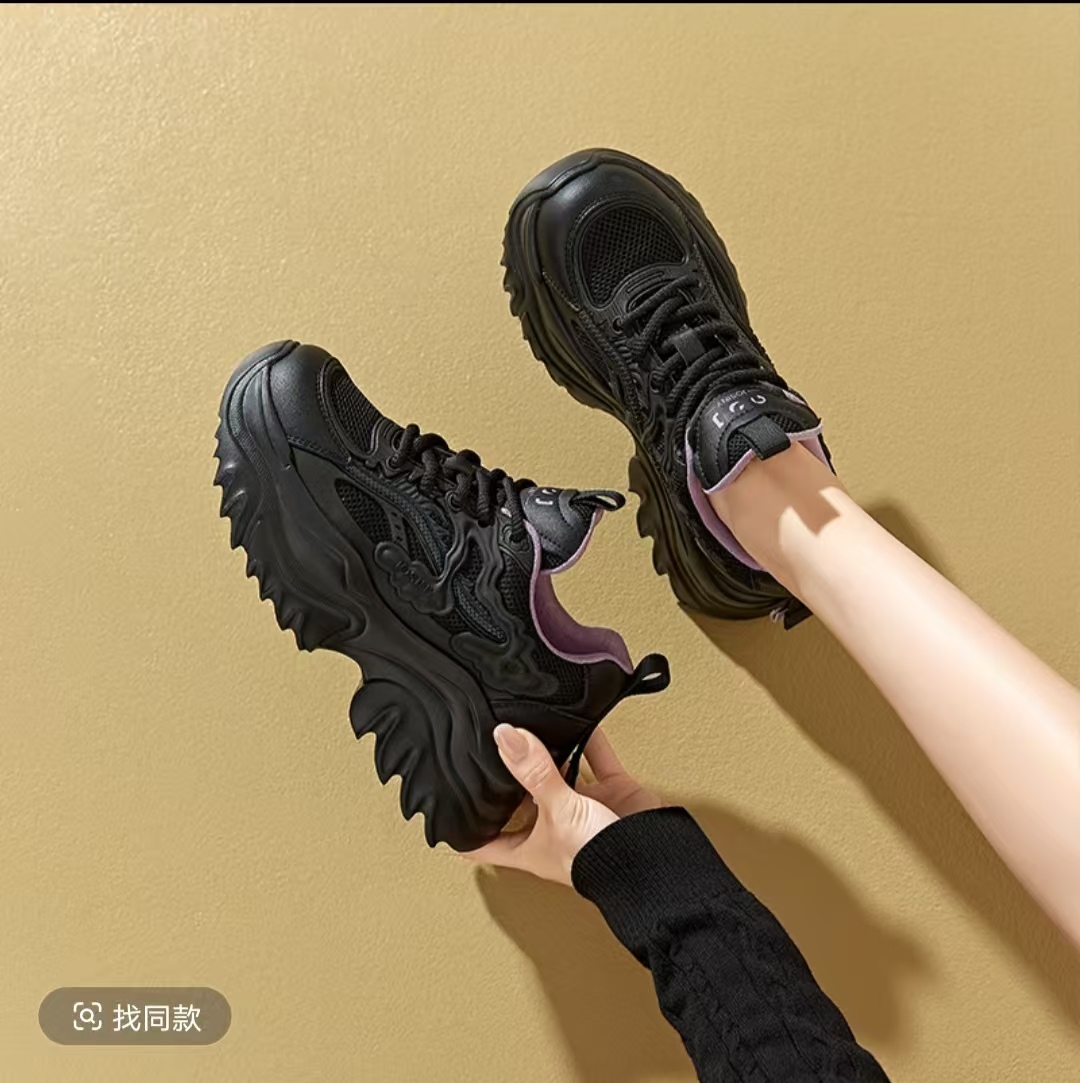 秋季纯色时尚休闲鞋复古秋冬春季ins