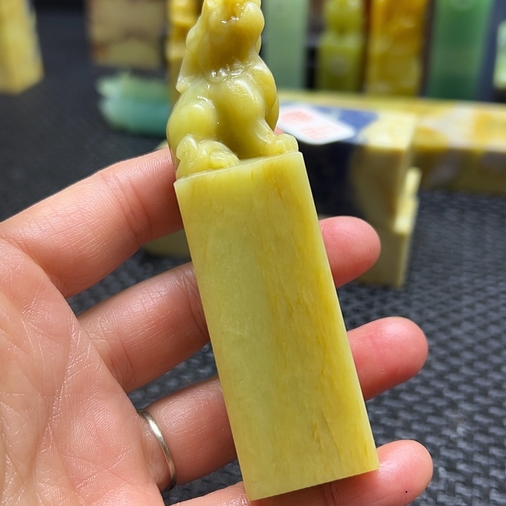 静***寒青田石印章石印章石