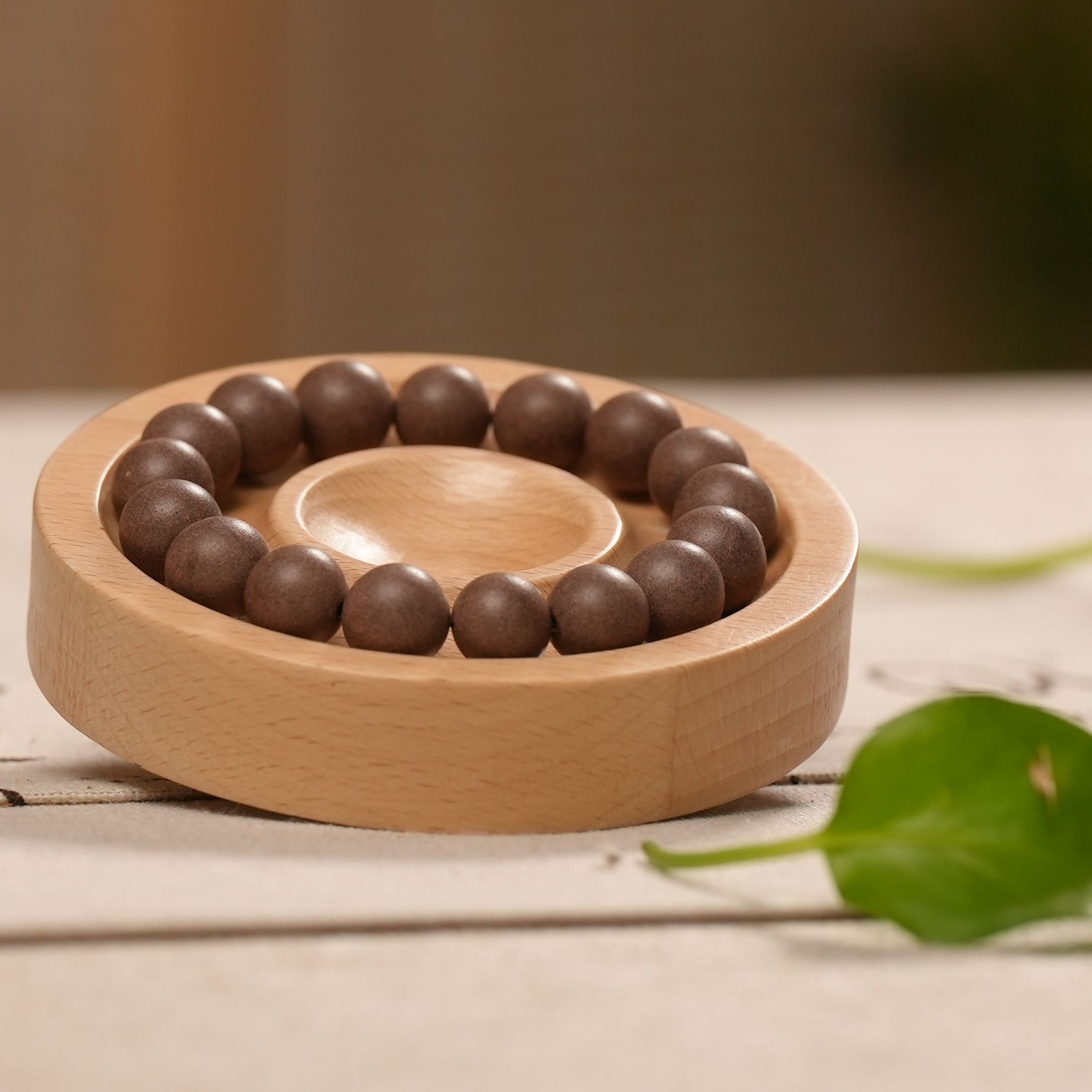 非金属木质手链 宽心纪甄选合香珠 手持香珠