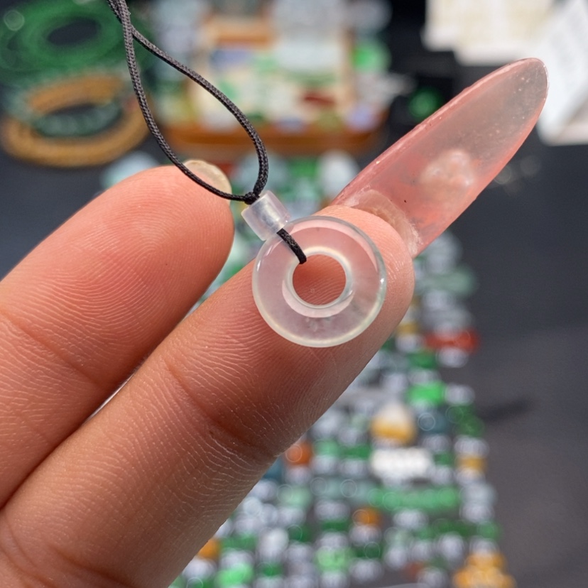 【闪购商品】翡翠挂件未镶嵌甜甜圈