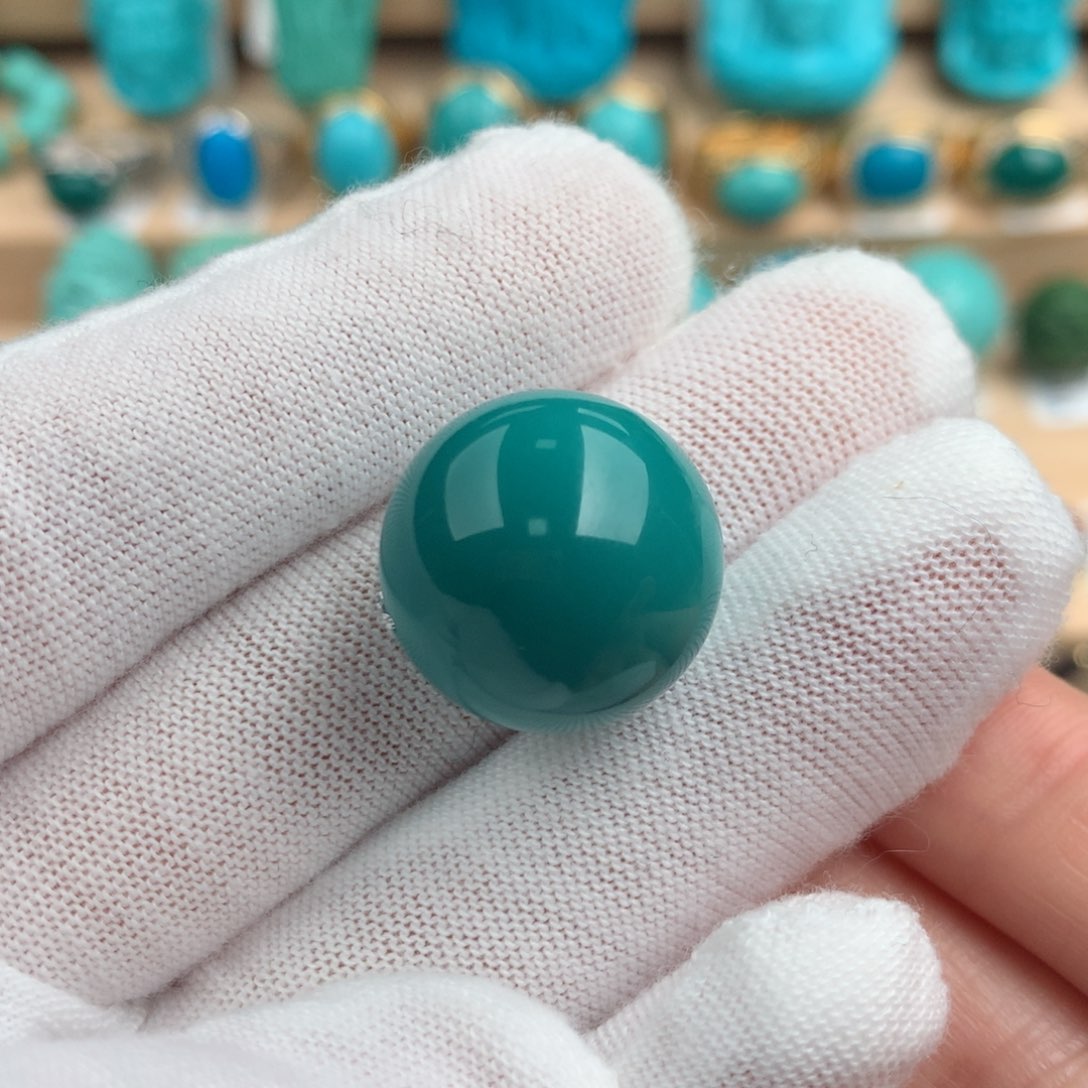 绿松石配饰未镶嵌18.3mm