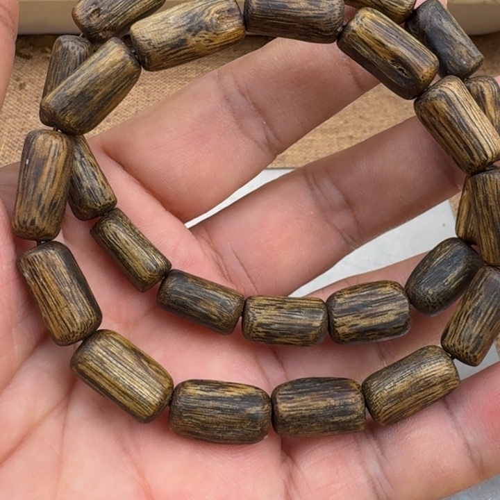 你***的沉香手串张勺子手串15克